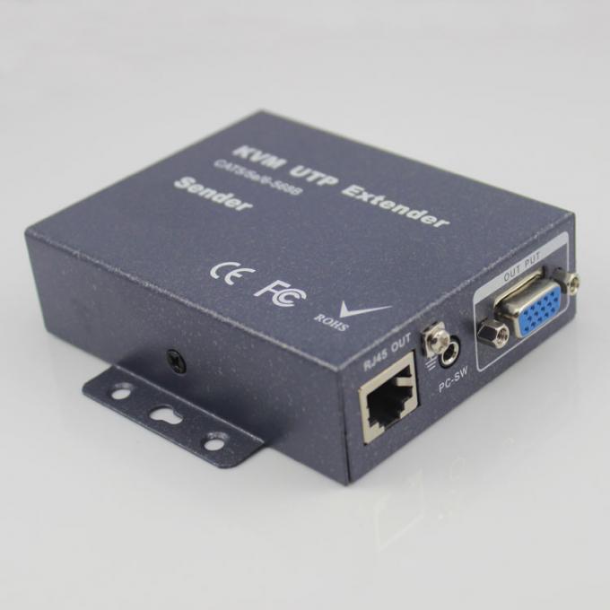 RJ45 Cat5E/Cat6 케이블에 USB 1.4V 광섬유 KVM 증량제 120m IR 기능 1080P