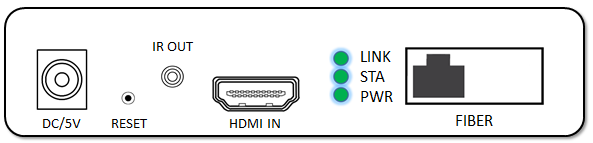 HDMI 광섬유 Kvm 증량제 20km 1080P 고해상 지원 IR 전송