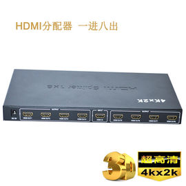 8에서 3D 영상 4K HD HDMI 쪼개는 도구 1 x 8 HDMI 쪼개는 도구 1 밖으로