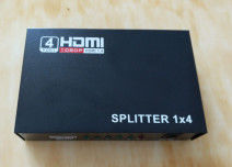 중국 4에서 소형 4K 1.4a HDMI 쪼개는 도구 1 밖으로 안으로 (1 x 4) HDMI 쪼개는 도구, 지원 3D 1080P 4K x 2K 공장